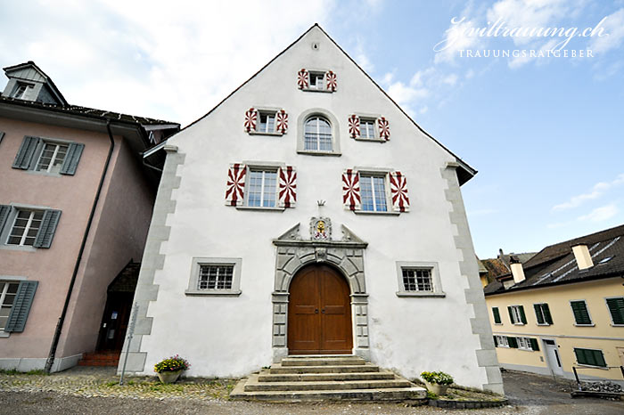 The old Zeughaus. The large entrance door can be used if needed