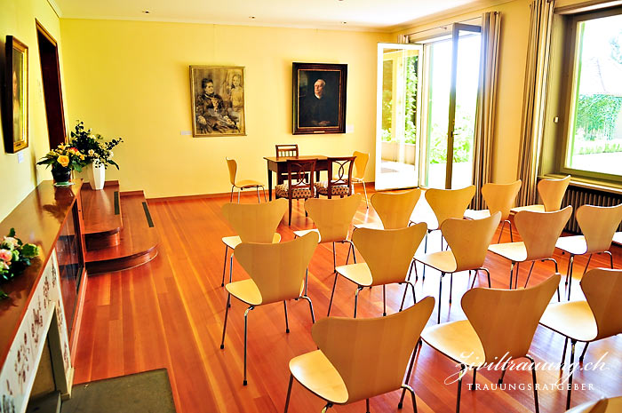 The ceremony room in the C.F.Meyer house