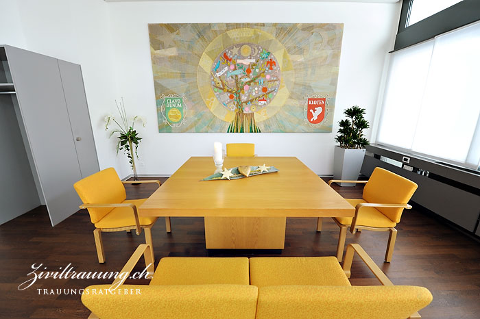 Ceremony room in Stadthaus Kloten