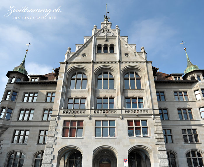 The City Hall (Stadthaus) of Zurich